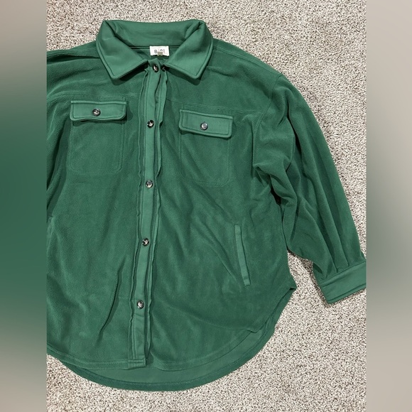 Green BiBi shirt jacket - Picture 2 of 9